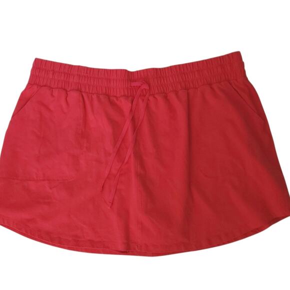 Livi Active Lane Bryant Skort 30/32 Skirt Elastic Waist Pockets, Tie Waist - Picture 1 of 4